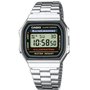 Montre Unisexe Casio A168W-1 Noir Argenté (Ø 36 mm)