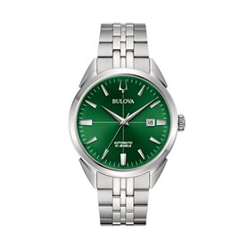 Montre Homme Bulova 96B424 Vert Argenté