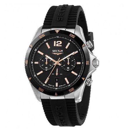 Montre Homme Sector 650 Noir (Ø 45 mm)