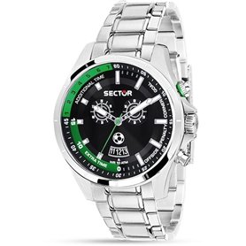 Montre Homme Sector MASTER SOCCER Noir Argenté (Ø 46 mm)