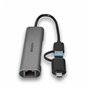 Lindy 43379 hub & concentrateur USB 3.2 Gen 1 (3.1 Gen 1) Type-A + Type-C 5000 Mbit/s Gris