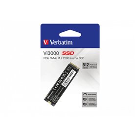 Verbatim Vi3000 PCIe NVMe M.2 SSD 512GB 512 Go PCI Express 3.0