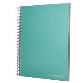 Cahier Liderpapel BA97 Turquoise A4 140 Volets
