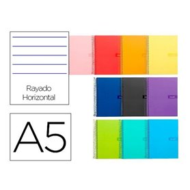 Cahier Liderpapel BC39 Rouge A4 80 Volets