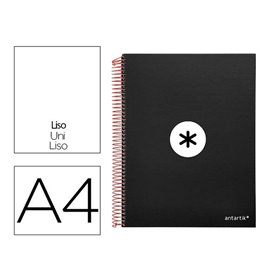 Cahier Antartik KD50 Noir A4 120 Volets