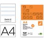 Rechange Liderpapel RA07 Blanc A4 100 Volets