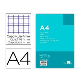 Rechange Liderpapel RF18 Blanc A4 100 Volets