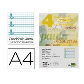 Rechange Liderpapel RF24 Blanc A4 100 Volets