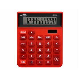 Calculatrice Liderpapel XF22 Rouge Plastique