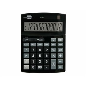 Calculatrice Liderpapel XF30 Noir Plastique