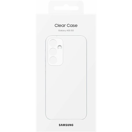 Protection pour téléphone portable Samsung EF-QA556CTEGWW Transparent Galaxy A55