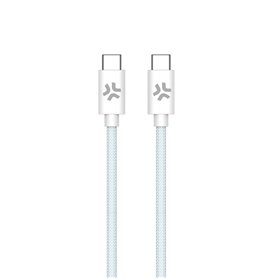 Câble USB-C Celly USBCUSBCCOTTLB Bleu 1