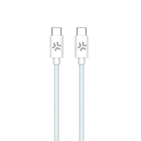 Câble USB-C Celly USBCUSBCCOTTLB Bleu 1