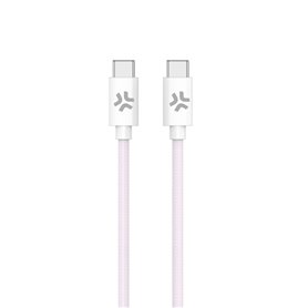 Câble USB-C Celly USBCUSBCCOTTPK Rose 1