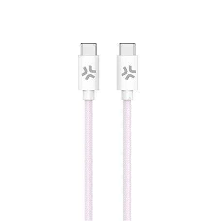 Câble USB-C Celly USBCUSBCCOTTPK Rose 1