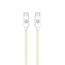 Câble USB-C Celly USBCUSBCCOTTYL Jaune 1