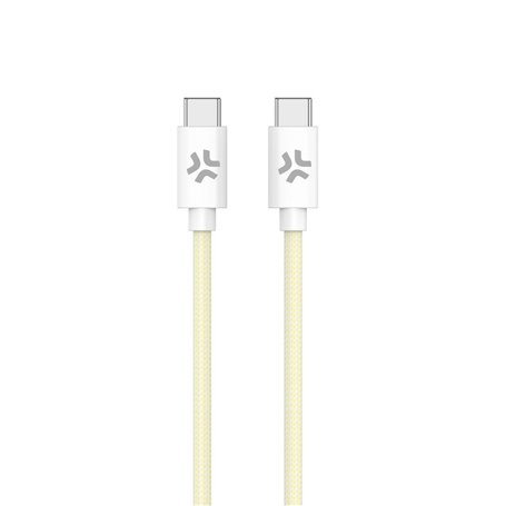 Câble USB-C Celly USBCUSBCCOTTYL Jaune 1