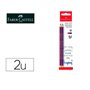 Crayon Faber-Castell 100-102-371 Bleu Rouge (2 Unités)