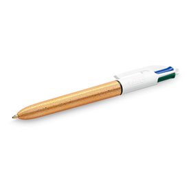 stylo à encre liquide Bic 992580 1 mm Multicouleur Doré (3 Pièces)