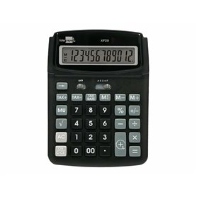 Calculatrice Liderpapel XF39 Noir Plastique