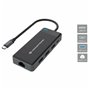 Hub USB-C 7 Ports Conceptronic 110518107101 Noir Gris 100 W (1 Unité)