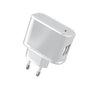 Chargeur mural Celly TCUSB22W Blanc (1 Unité)