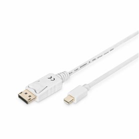Câble Mini DisplayPort vers DisplayPort Digitus AK-340102-020-W Blanc 2 m