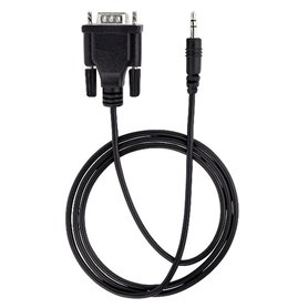 StarTech.com Câble Série DB9 vers 3.5mm de 1m - Câble RS232 DB9 Mâle à 3.5mm - Adaptateur Série DB9 à 3.5mm pour le Calibrage de