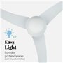 Ventilateur de Plafond Universal Blue UVT1301-20 70W 70 W Blanc (132 cm)