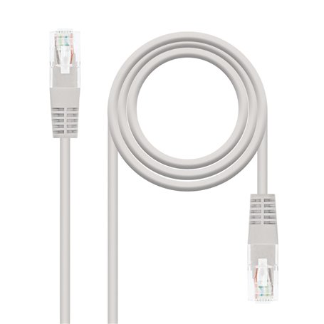 Câble Réseau Rigide UTP 5ème Catégorie NANOCABLE 10.20.0102 Gris 2 m