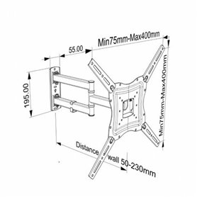 Support de TV PcCom Essential 23"-75"