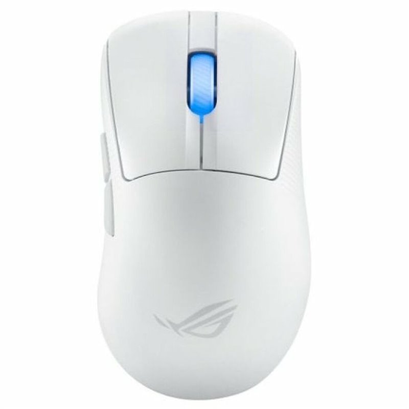 Asus ROG Keris II Ace Wireless AimPoint White souris Jouer Droitier RF Wireless + Bluetooth + USB Type-A Optique 42000 DPI