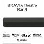 Barre audio Sony BRAVIA  Noir