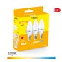 Lot de 3 ampoules LED EDM G 5 W E14 400 lm Ø 3,6 x 10 cm (3200 K)