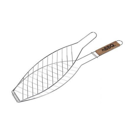 Grille de Barbecue pour Poissons Acier inoxydable (14 x 58 cm)