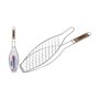 Grille de Barbecue pour Poissons Acier inoxydable (14 x 58 cm)