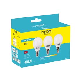 Lot de 3 ampoules LED EDM G 5 W E14 400 lm Ø 4