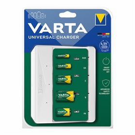 Chargeur de batterie Varta 57658 4 Batteries Universel