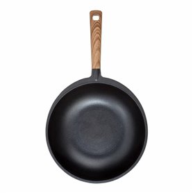 Poêle Oroley Nature Bois Aluminium fondu 24 cm