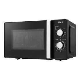 Micro-ondes avec Gril EDM 07413 Black Design Noir 1000 W 700 W 20 L