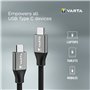 Câble USB-C Varta 2 m Noir