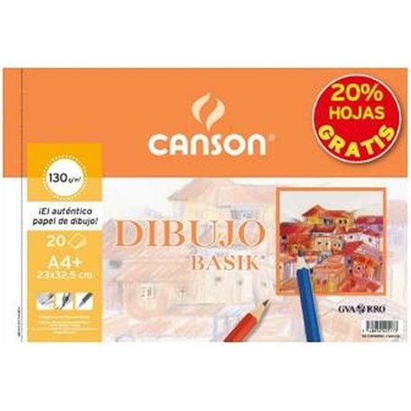 Bloc à dessin Canson Basik Microperforé 130 g/m²