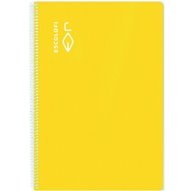 Cahier ESCOLOFI 5 Unités Jaune quarto 50 Volets