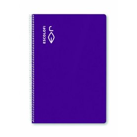 Cahier ESCOLOFI 5 Unités Violet quarto 50 Volets