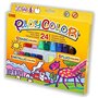 Set de peinture Playcolor Basic Metallic Fluor Multicouleur 24 Pièces
