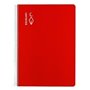 Cahier ESCOLOFI Din A4 50 Volets 8 mm Rouge (5 Unités)