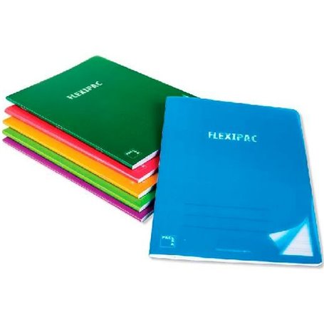 Carnet Pacsa Flexipac Multicouleur A4 48 Volets (6 Pièces)