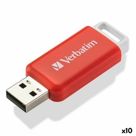 Clé USB Verbatim V Databar Rouge 16 GB