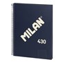 Carnet Milan 430 Bleu A4 80 Volets (3 Unités)