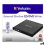 Graveur externe Verbatim Slimline CD/DVD Noir